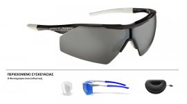 ΓΥΑΛΙΑ SALICE 004RW BLACK ΜΕ ΦΑΚΟΥΣ Hydro Rainbow black + ΔΩΡΟ Extra Φακοί