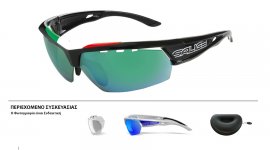 ΓΥΑΛΙΑ SALICE 005ITACRX BLACK-ITA ΜΕ ΦΑΚΟΥΣ Photocromic smoke cat.1-3 + ΔΩΡΟ Extra Φακοί