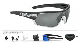 ΓΥΑΛΙΑ SALICE 016RW BLACK-WHITE ΜΕ ΦΑΚΟΥΣ Mirror Hydro black + ΔΩΡΟ 2 Extra Φακοί