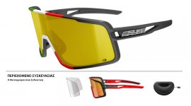 ΓΥΑΛΙΑ SALICE 022ITARWX BLACK-ITA ΜΕ ΦΑΚΟΥΣ Mirror Photocromic by NXT cat.1-3 + ΔΩΡΟ Rainbow yellow